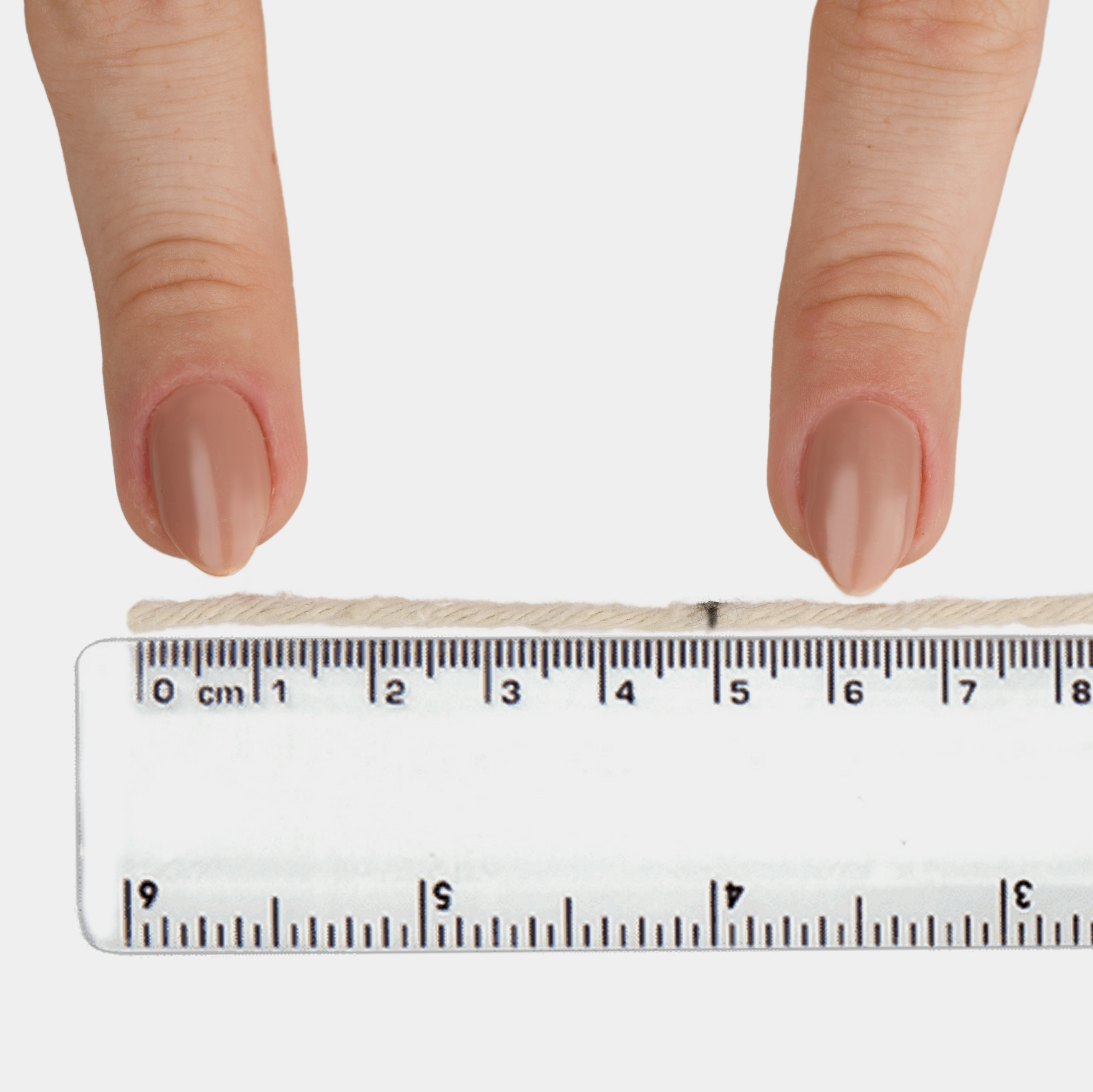 Passo 3: medir na régua